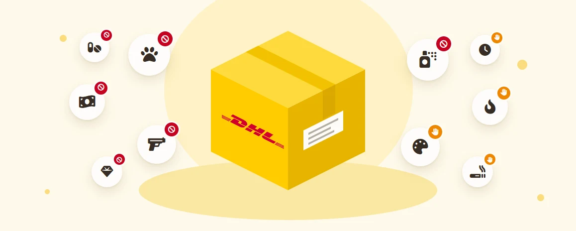 Artículos prohibidos y restringidos en DHL Express