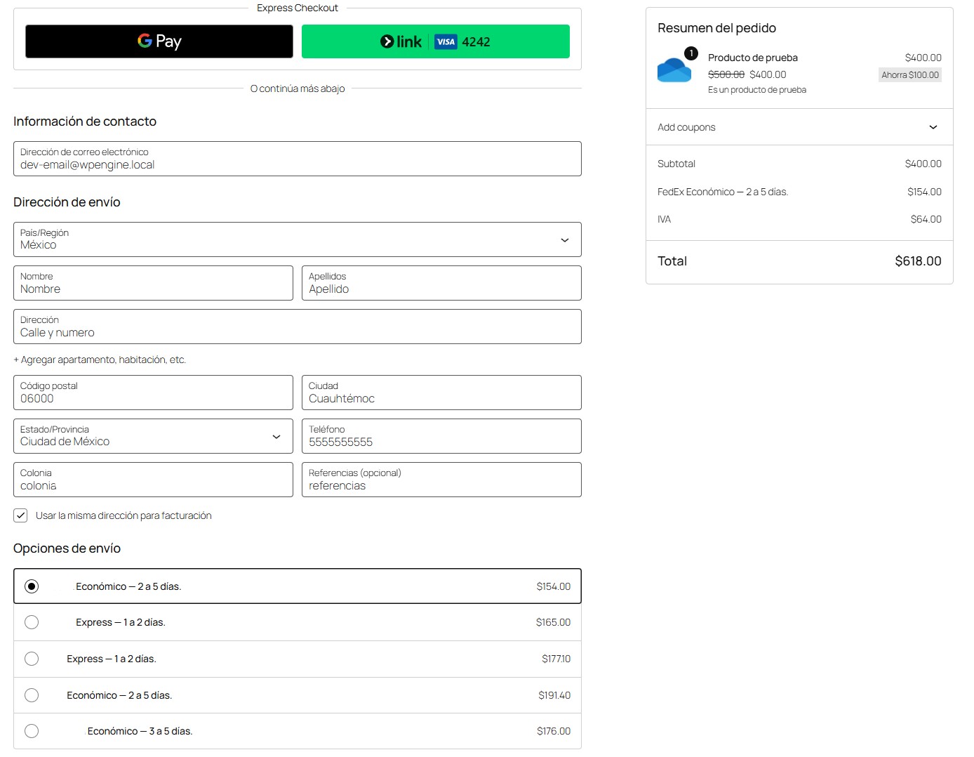 Plugin de Guiasmx para WooCommerce